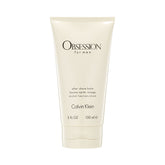 Calvin Klein Obsession for Men balm bottle on display with subtle scent