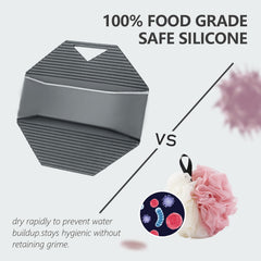 CAMENDE mango antideslizante ergonómico, agarre cómodo para una ducha más estable.