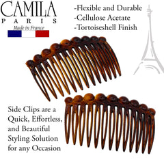 Camila Paris CP33/2 interlocking teeth improve grip for all hair textures.