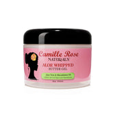 Camille Rose gel manteca en botella para hidratación suave.