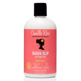 Camille Rose Guava Slip Detangling Conditioner bottle pour shows smooth distribution for easy detangling.