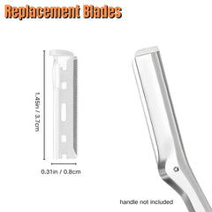 CAMTOVGCA dermaplaning blade compatibility for easy swap with Tweezerman tools