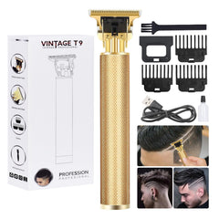 Candyfouse premium cordless trimmer with T-blade for precise beard shaping.