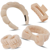Canitor diadema spa lazo: comodidad para mantener el cabello fuera del rostro.