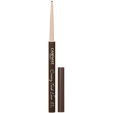 CANMAKE Creamy Touch Liner 03 Dark Brown con punta suave para trazos precisos.