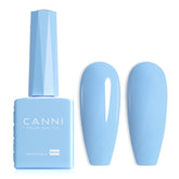 CANNI Baby Blue Gel bottle front view shows true color for precise matching