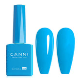 CANNI Blue Gel Nail Polish bottle close-up for accurate shade preview.
