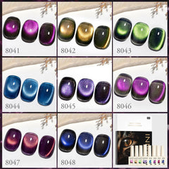 CANNI blue cat-eye gel polish for vibrant salon-grade color