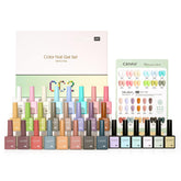 CANNI CC2 gel polish set packaging shows 30 shades for easy color selection