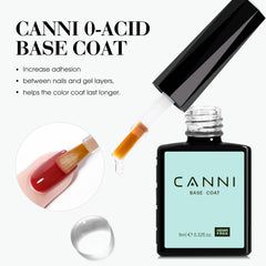 CANNI curado rápido con lámpara UV/LED para resultados profesionales en casa.
