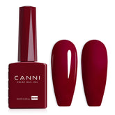 CANNI Dark Red gel polish bottle view for precise color accuracy