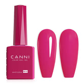 CANNI hot pink gel polish bottle displaying vibrant color for at-home manicure.