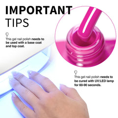 CANNI polish under UV/LED lamp cures in 90-120 seconds
