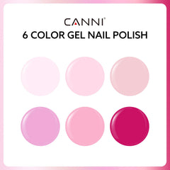 CANNI light pink bottle with 3D crystal label for precise shade view