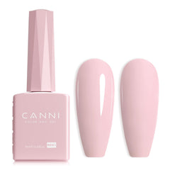 CANNI Light Pink Gel Nail Polish bottle-front view shows true shade for precise manicure planning.
