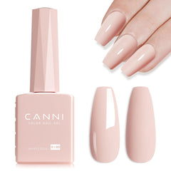 CANNI Pink Gel Nail Polish bottle view shows accurate color for precise application.