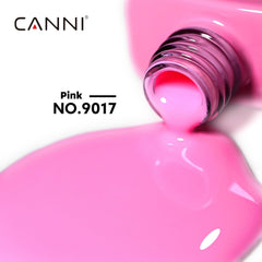 CANNI Pink Gel Nail Polish color swatch reveals true pink shade.