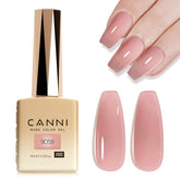 CANNI Pink Jelly Gel Polish bottle showing the translucent nude shade for easy at-home nails