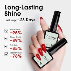 CANNI Top Coat Brillo resistente: brillo que perdura.