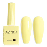 CANNI Yellow Gel Nail Polish color bottle close-up—accurate shade view for precise at-home manicure.
