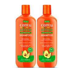 Cantu Avocado Hydrating Shampoo: botella para hidratación de rizos