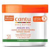 Cantu Argan Oil Leave-In Cream bottle for daily hydration and shine.