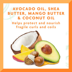 Cantu Crema de Aguacate para Rizos, define rizos suaves y sin frizz.