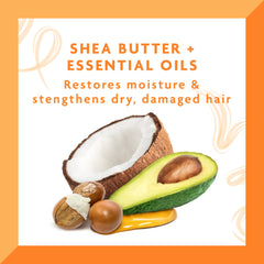 Cantu Deep Treatment Masque application image of hands applying product to hair