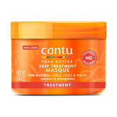 Cantu Deep Treatment Masque bottle showing hydrating formula for dry hair