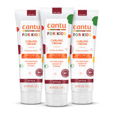 Cantu crema para rizos niños: botella visible para rizos definidos.
