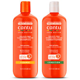 Shampoo Cantu con manteca de karité limpia suavemente y fortalece rizos naturales
