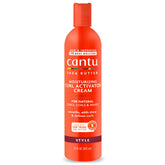 Cantu Shea Butter Curl Activator Cream packaging closeup for natural hair care