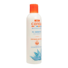 Cantu Weightless Daily Leave-In Cream ingredients: organic blue agave for stronger, smoother hair