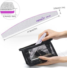 CANVALITE nail files for gel removal on natural or artificial nails