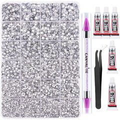 canvalite cristales resina jelly 2mm para decorar uñas con acabado claro y duradero.