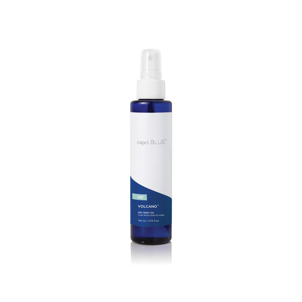 Capri Blue Volcano, aceite corporal seco, hidratación rápida sin grasa.