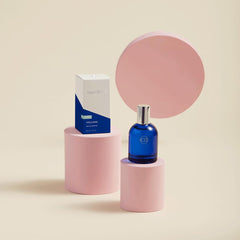 Capri Blue Volcano bottle pour highlights fresh citrus notes for anytime fragrance.