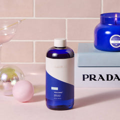 Capri Blue Volcano Bubble Bath in tub scene offers rich foam and mood lift.