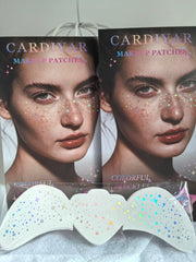 Cardiyar easy-to-apply glitter patches provide quick glam.