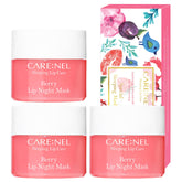 CARE:NEL mascarilla labial dormir frambuesa, hidratación nocturna suave