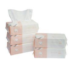 Careboree extra thick dry wipe pack with dense cotton for gentle cleaning