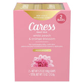 Caress Daily Silk beauty bar with white peach scent for silky skin