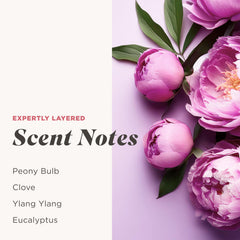 Caress Peony & Almond Blossom, fragancia duradera que perfuma la ducha y la piel.