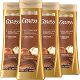 Caress Shea Butter Brown Sugar Lather visual showing rich hydration and ritual use