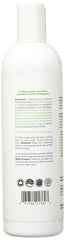 Champú Carina Organics Guisante Dulce resalta ingredientes clave para cabello sano.