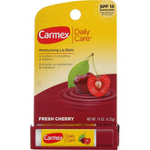 Carmex click-stick balsamo-labial SPF15 cereza, hidratación duradera para labios.