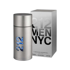 Carolina Herrera 212 For Men bottle showcases a crisp citrus opening for everyday wear.