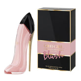 Carolina Herrera Good Girl Blush bottle front view for versatile floral fragrance.