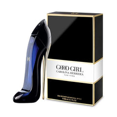 Carolina Herrera Good Girl stiletto-cap bottle conveys luxury design for special occasions.
