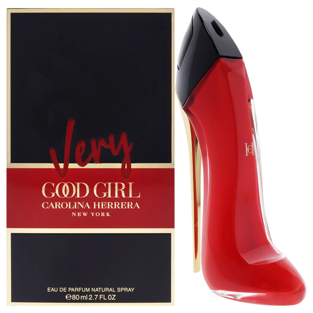 Carolina Herrera Very Good Girl EDP bottle with spray action, ideal for evening wear and confidence.